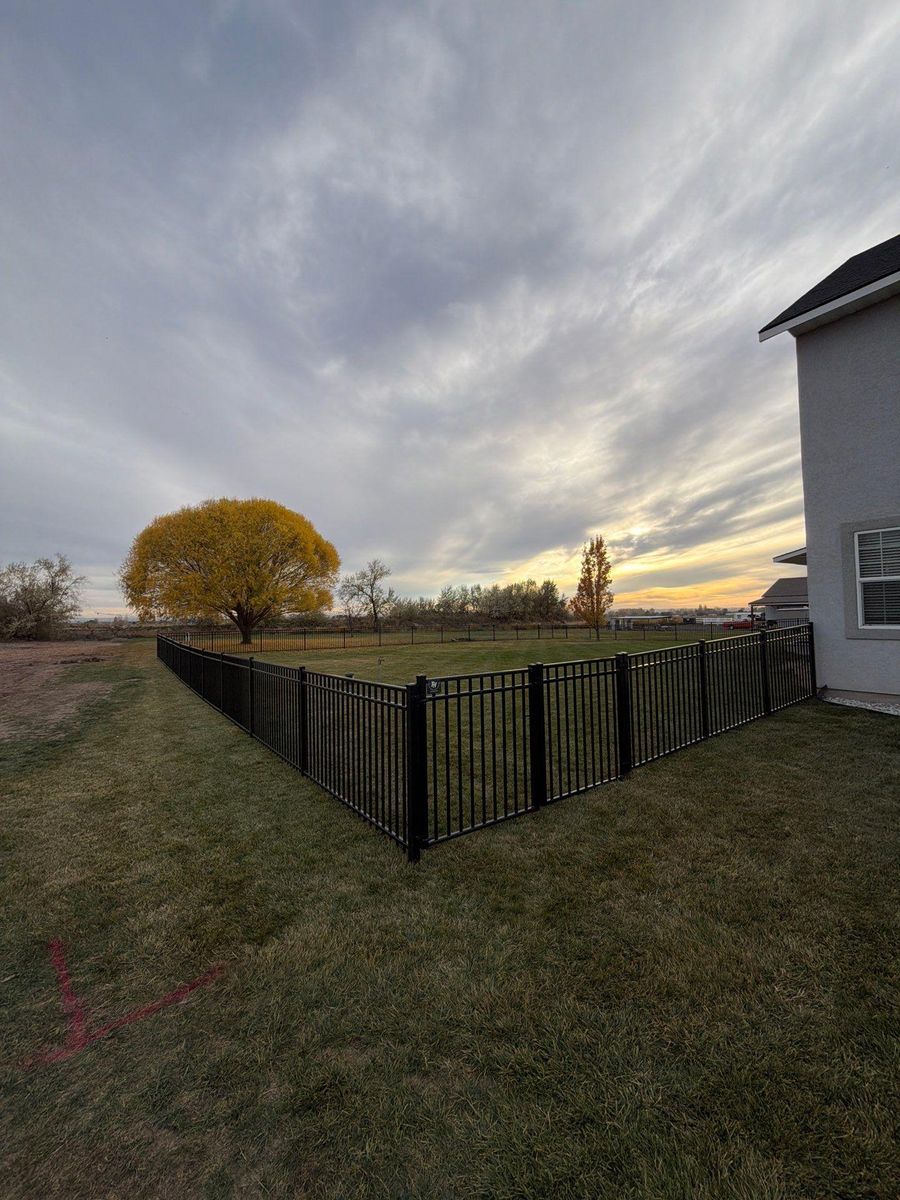 Iron Fence for T&H Outdoor Services in Twin Falls, ID