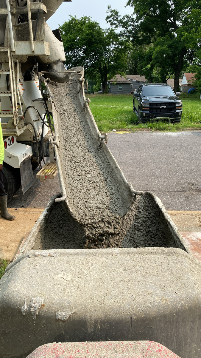 Concrete Slab Construction for Sam's Concrete & Masonry in Hernando, MS