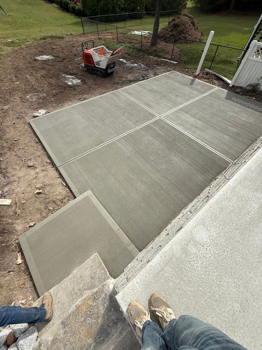 Patio Design & Installation for 360 Grading and Concrete in Bremen, GA