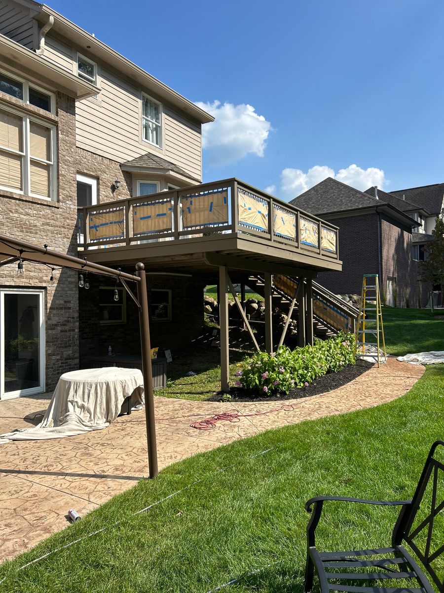 Staining for Mansour Contracting inc in Clarkston, MI