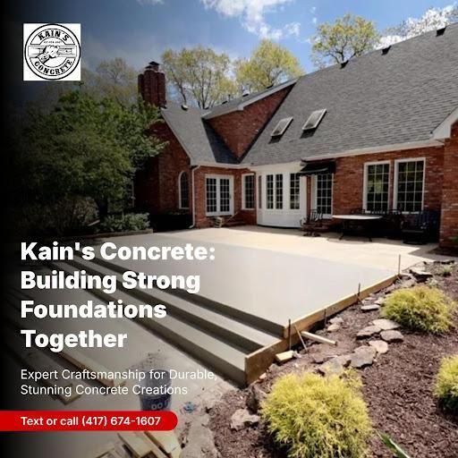 Patio Design & Installation for Kain's Concrete in Springfield, MO
