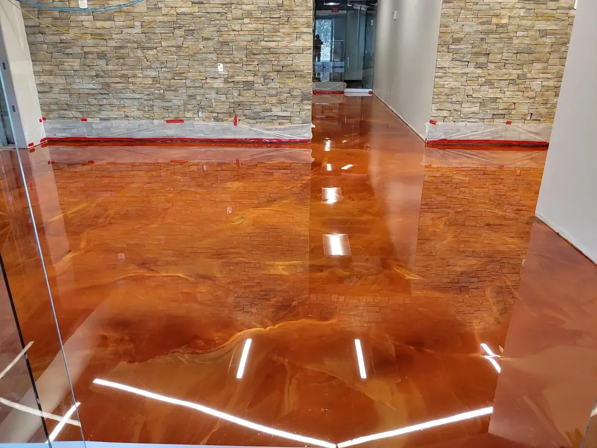 Polyaspartic Topcoats for John's Flooring Demo & Prep in Colorado Springs, CO