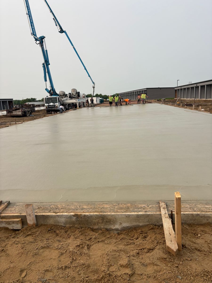 Concrete Slab Construction for Karasch Concrete & Masonry in Sartell, MN