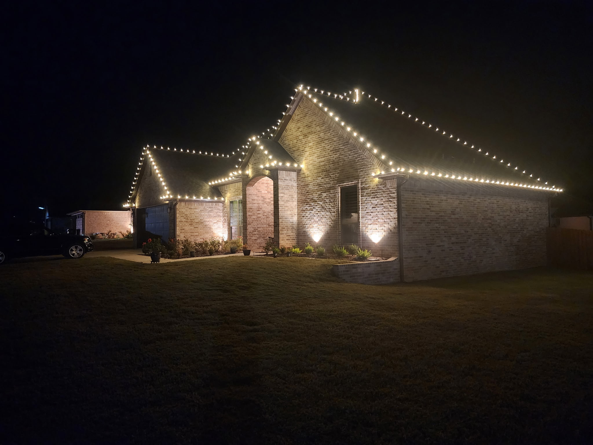 Christmas Light Installation  for Coleman Gutters in Gilmer, TX