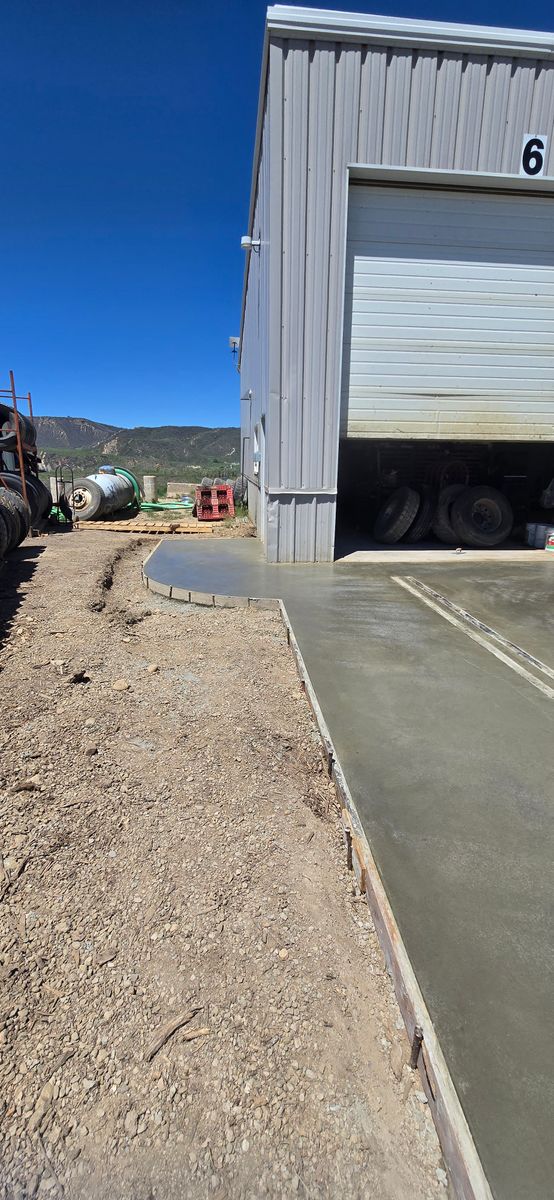 Concrete Slab Construction for Pando & Duarte Concrete LLC in Craig, CO