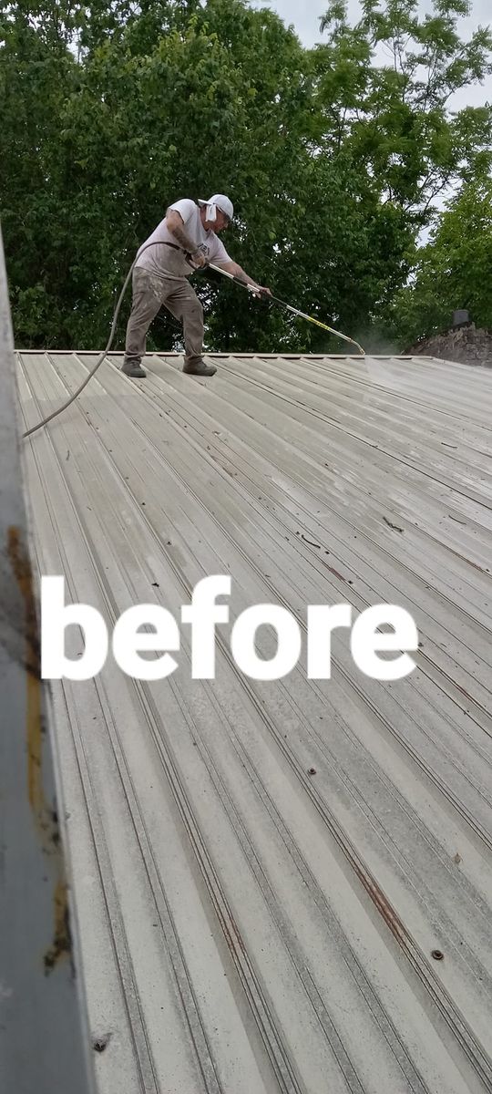 Metal Roof Restoration for Second Chance Painting  in McMinnville, TN