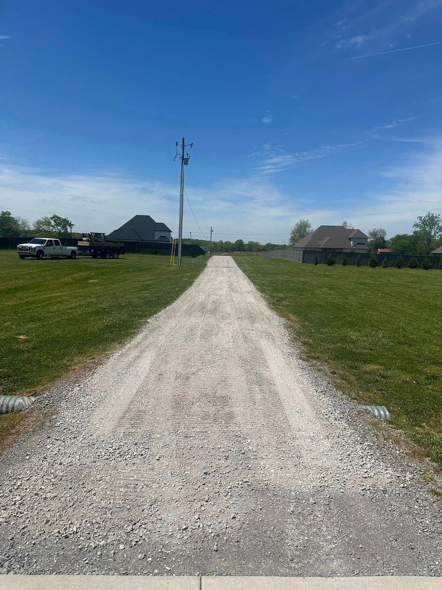 Gravel Driveway Construction for Ground Worx in Lebanon, TN