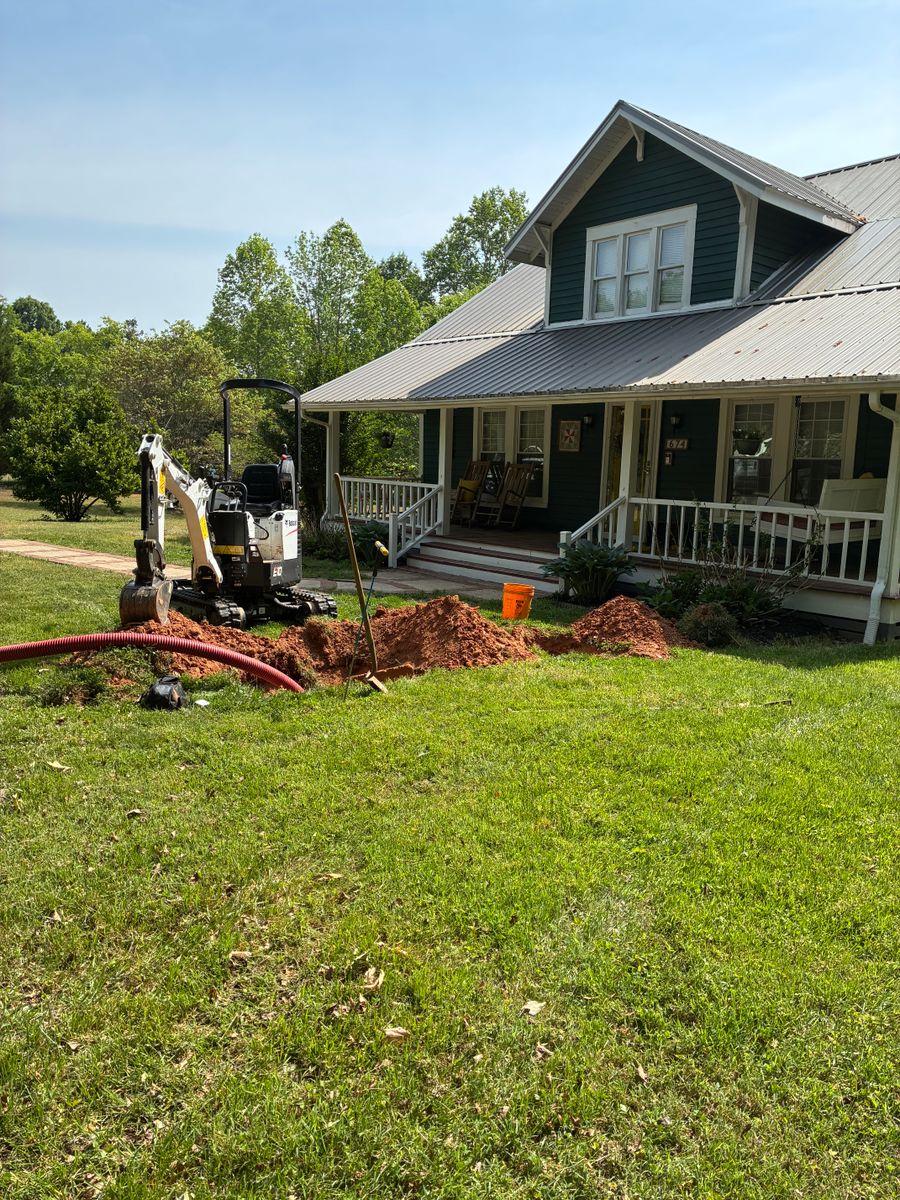 Septic Tank Installation for Septic Pros LLC in Rowan County, NC
