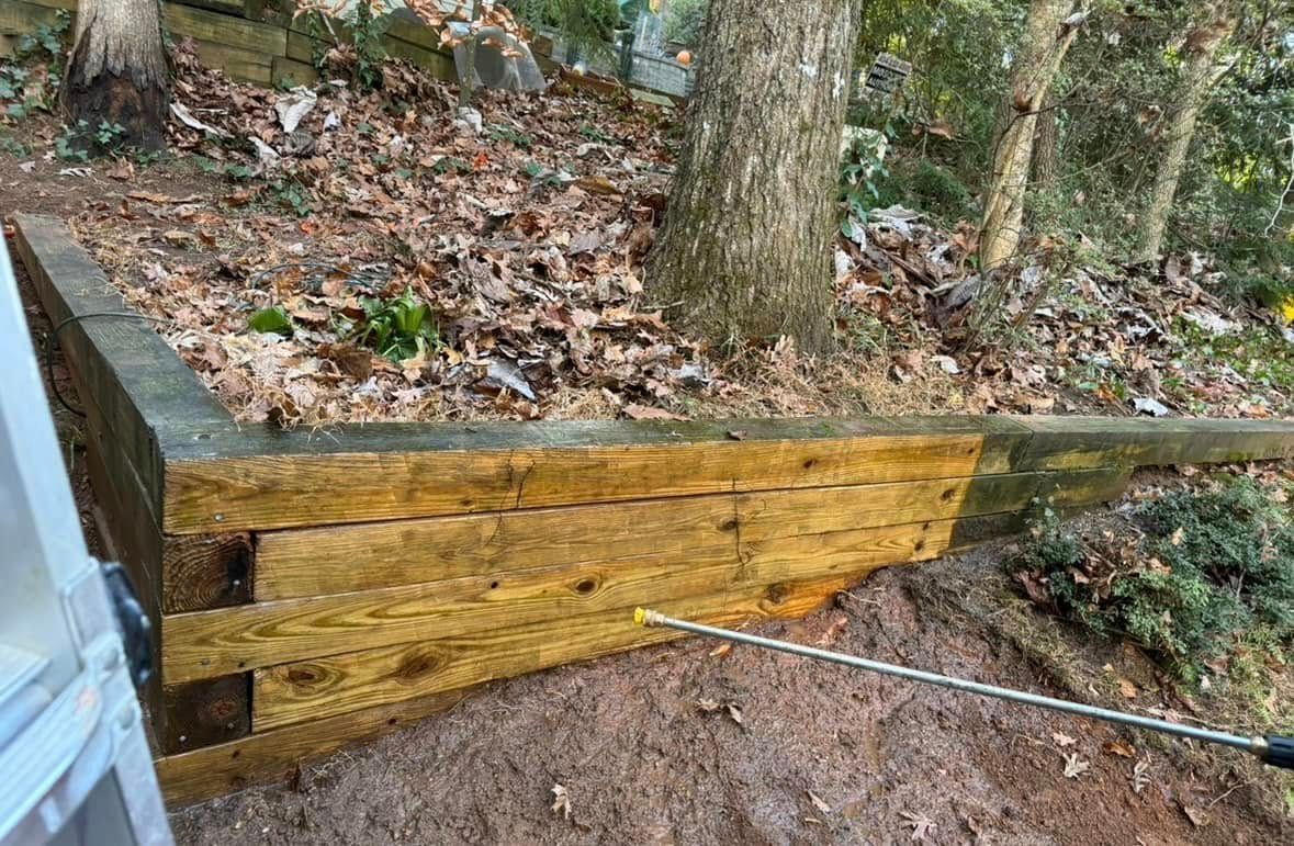 Retaining Wall Construction for Brumblebee's Landscaping & Cleaning Services in Loganville, GA