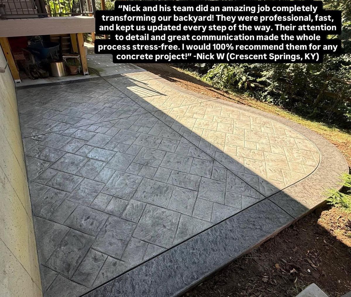 Concrete Patios & Driveways for Tanenbaum Services & Concrete in Florence, KY