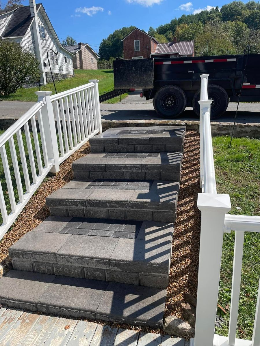 Hardscape Cleaning for Simmons Brothers Investments in Pounding Mill, VA