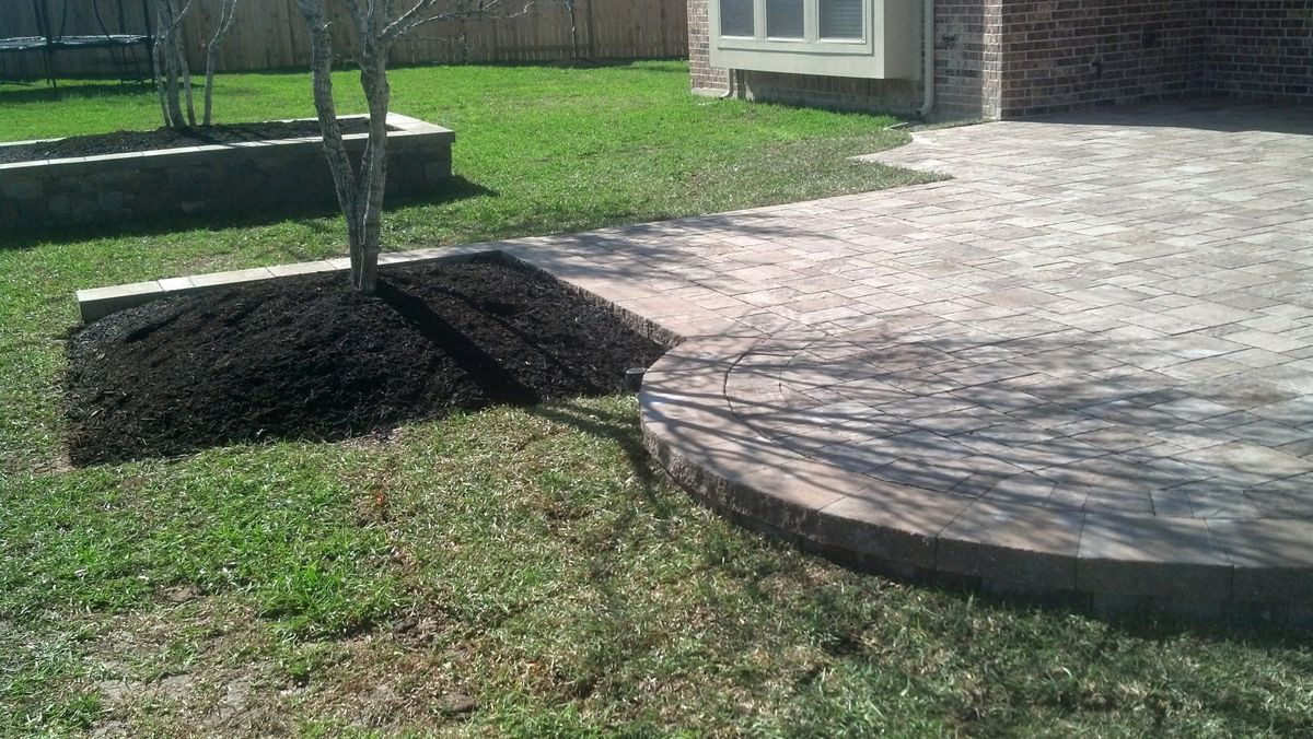 Paving for Atlas Land Design in Creekside Park, TX