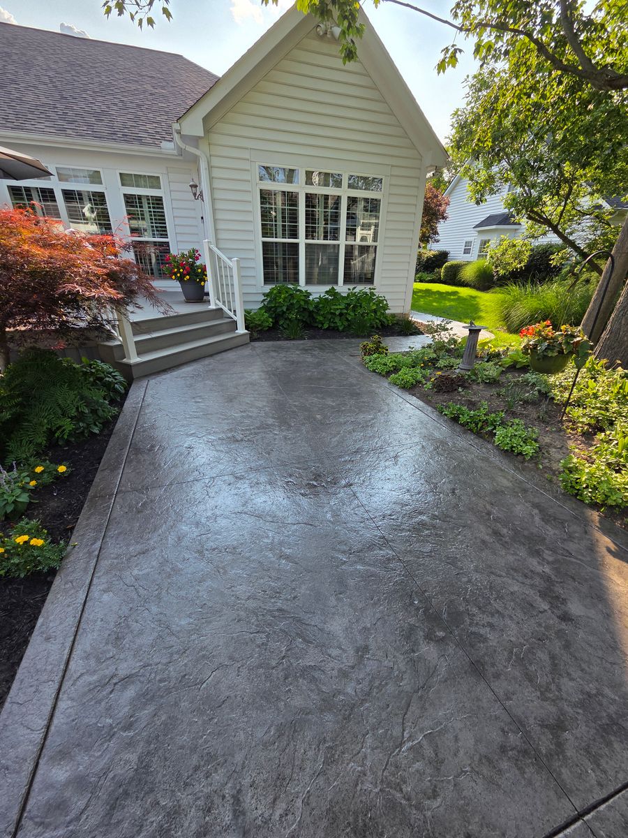 Patio Design & Installation for New Edge Concrete in Mount Vernon, OH