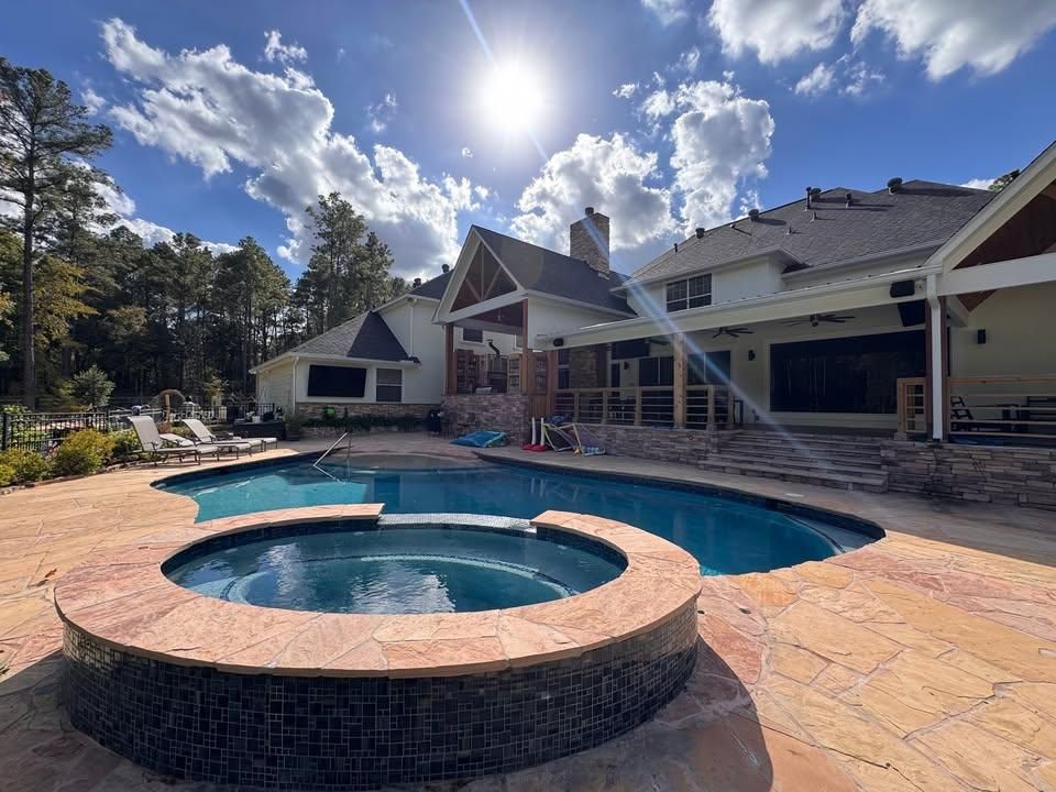 Pool Deck Paving for 123 Pool Renovations in Houston, TX