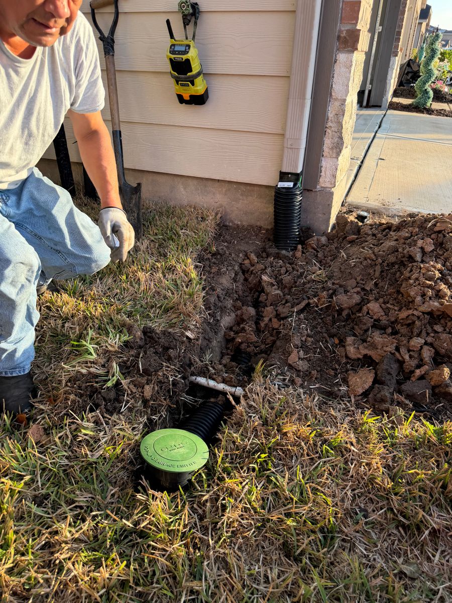 Drainage for Texas Curb N Borders in Houston, TX