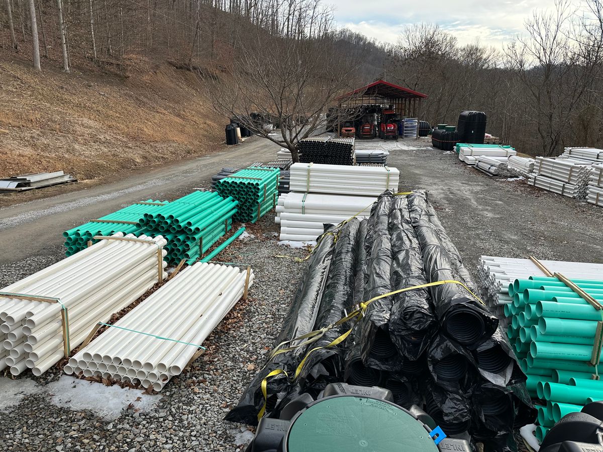 Sale of hdpe waterline for SNL AERATION in Pecks Mill,,  WV