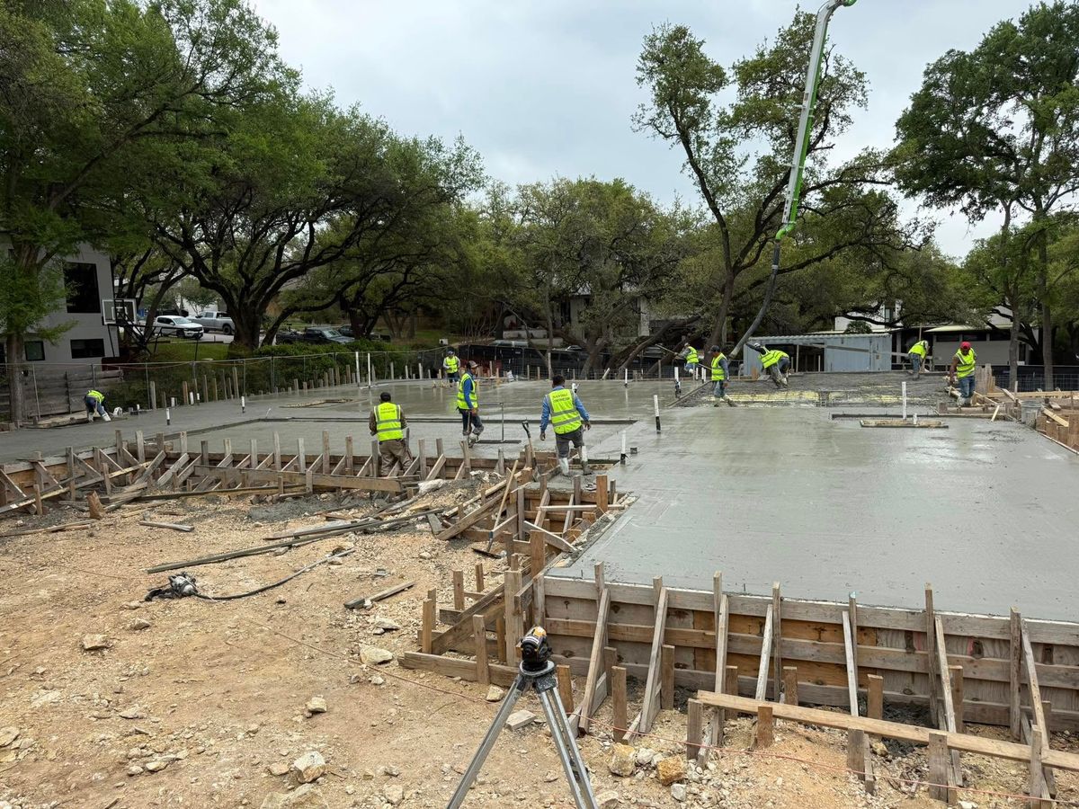Commercial Concrete for Black Eagle Construction Inc in Austin, TX