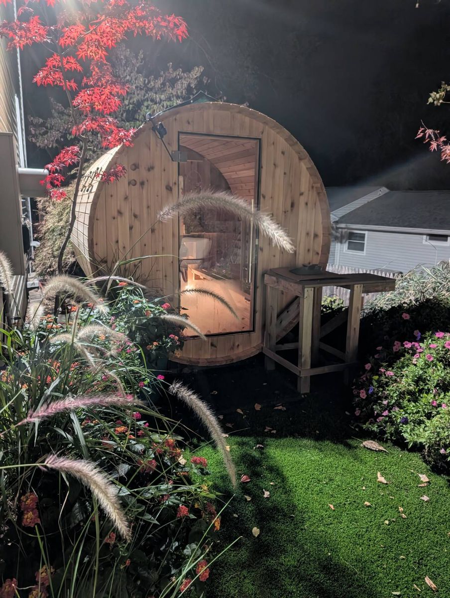 Sauna Installation for Evolution Earthscapes, LLC in Ludlow, MA