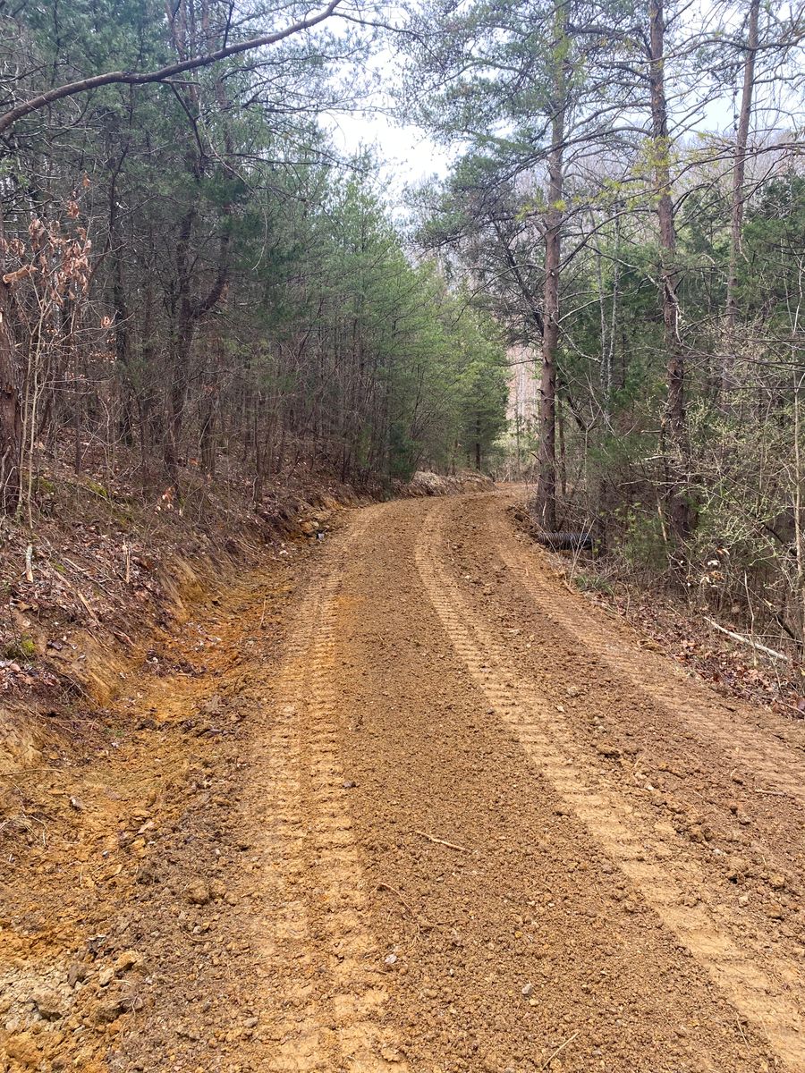 Road work for Lanier Excavating LLC in Bedford County, VA