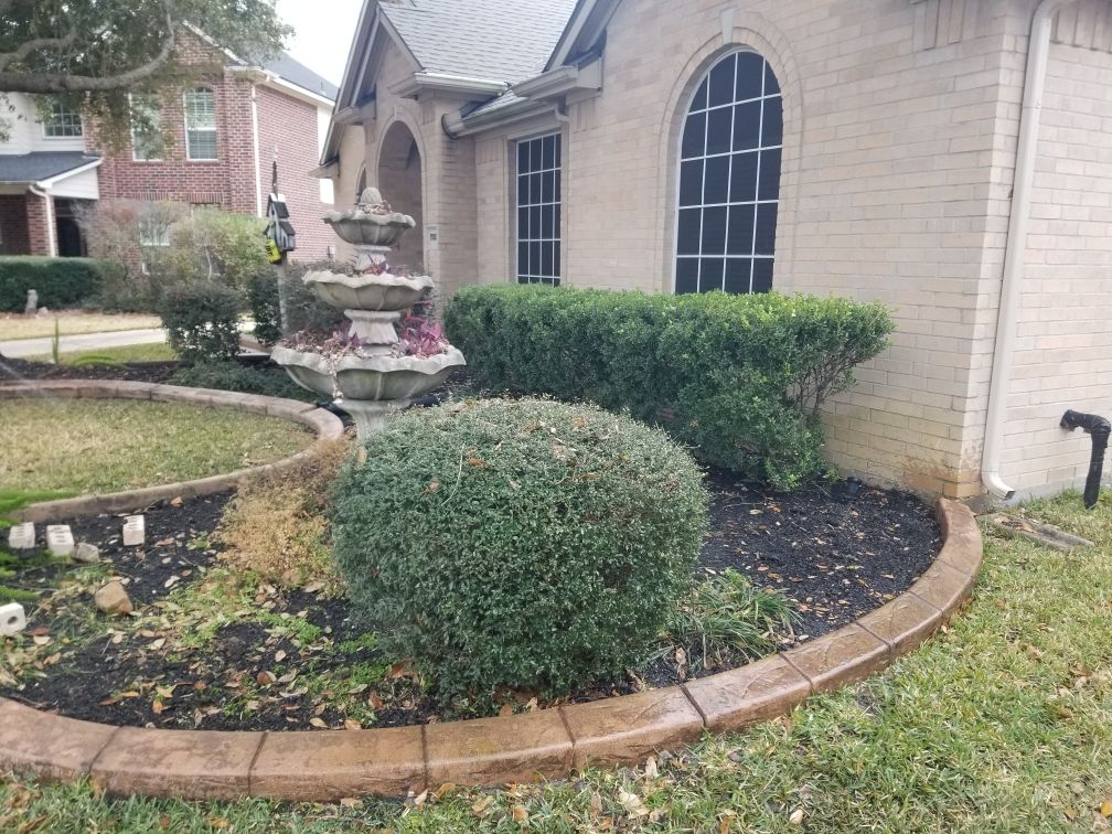 Landscaping for Texas Curb N Borders in Houston, TX