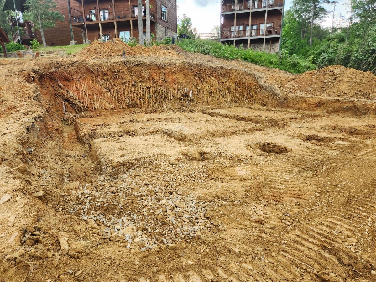 Footings for Walker Excavation in Tazewell, TN