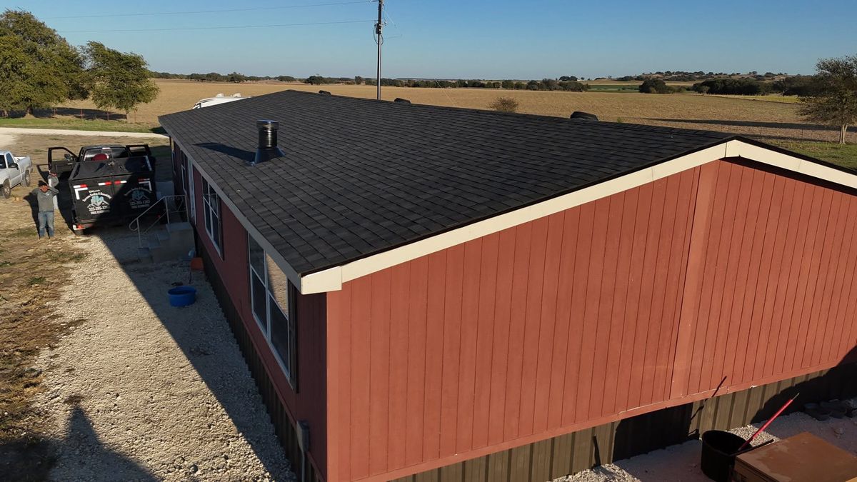 Roof repairs for Barcenas Roofing & Remodeling in San Saba, TX