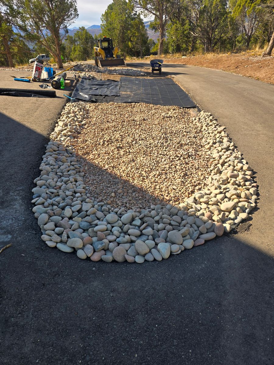 Xeroscaping for LRS: Landscape, Rescue, Snow in Silt, CO