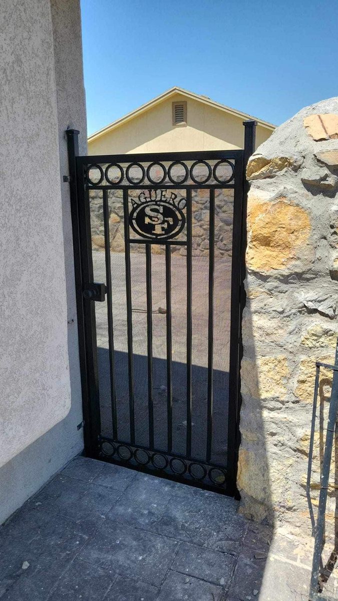 Iron Work for Inova Hardscape in El Paso, TX
