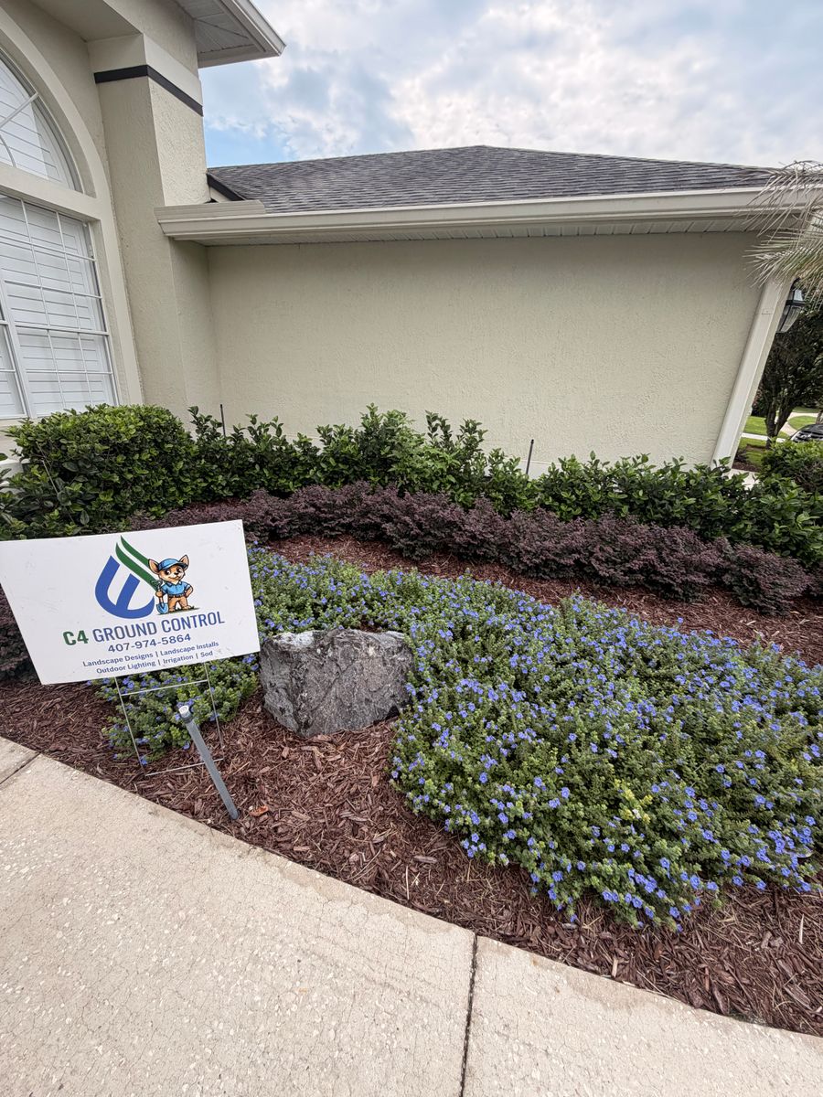 Landscaping Installations for C4 Ground Control in Oviedo, FL