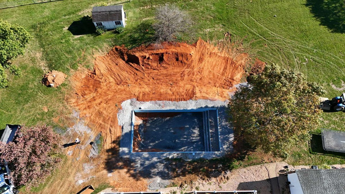 New Pool Construction for Mattox Residential Services in Augusta County, VA