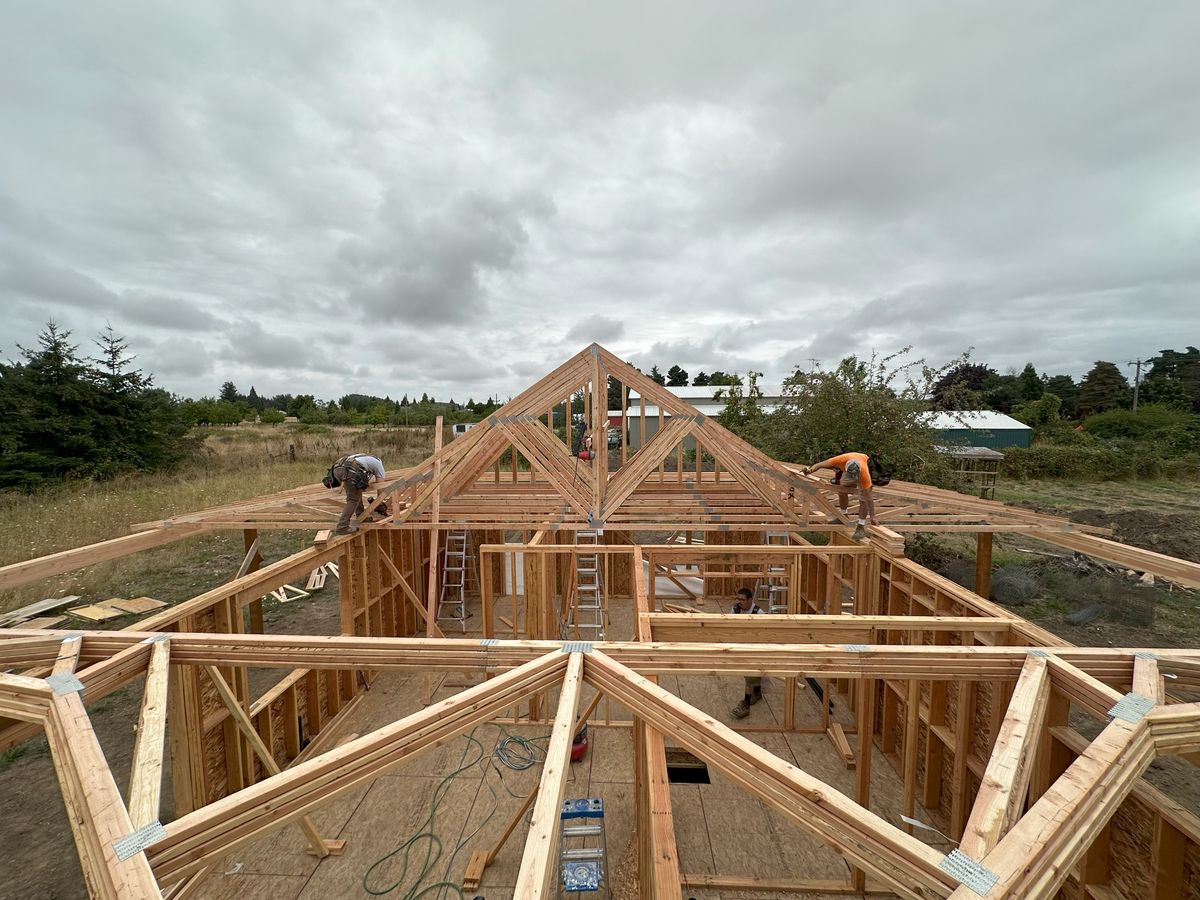 General Framing for 56 West Construction in Placerville, CA