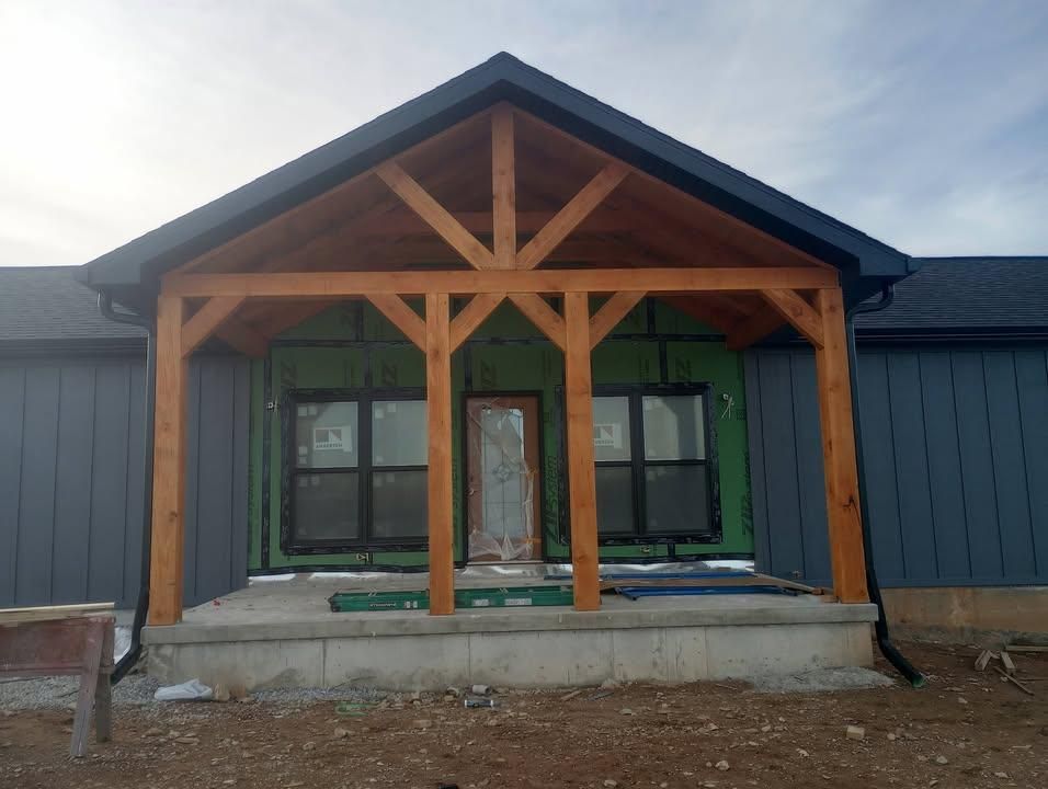 Custom Home Construction for Eggert Construction and Landhaus Woodworks in Winona,  MO