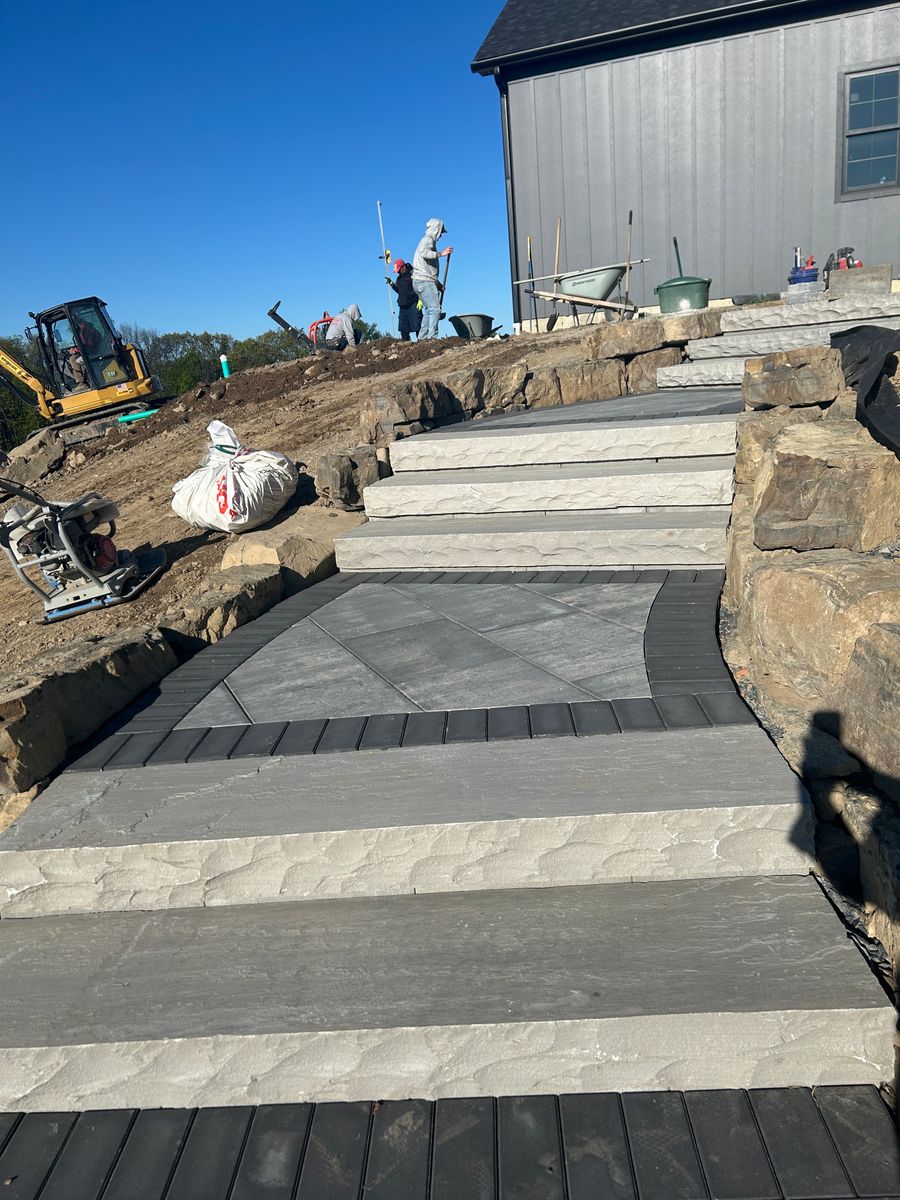 Hardscape Installation for Tony Monaco Landscaping Inc. in Orange County, NY