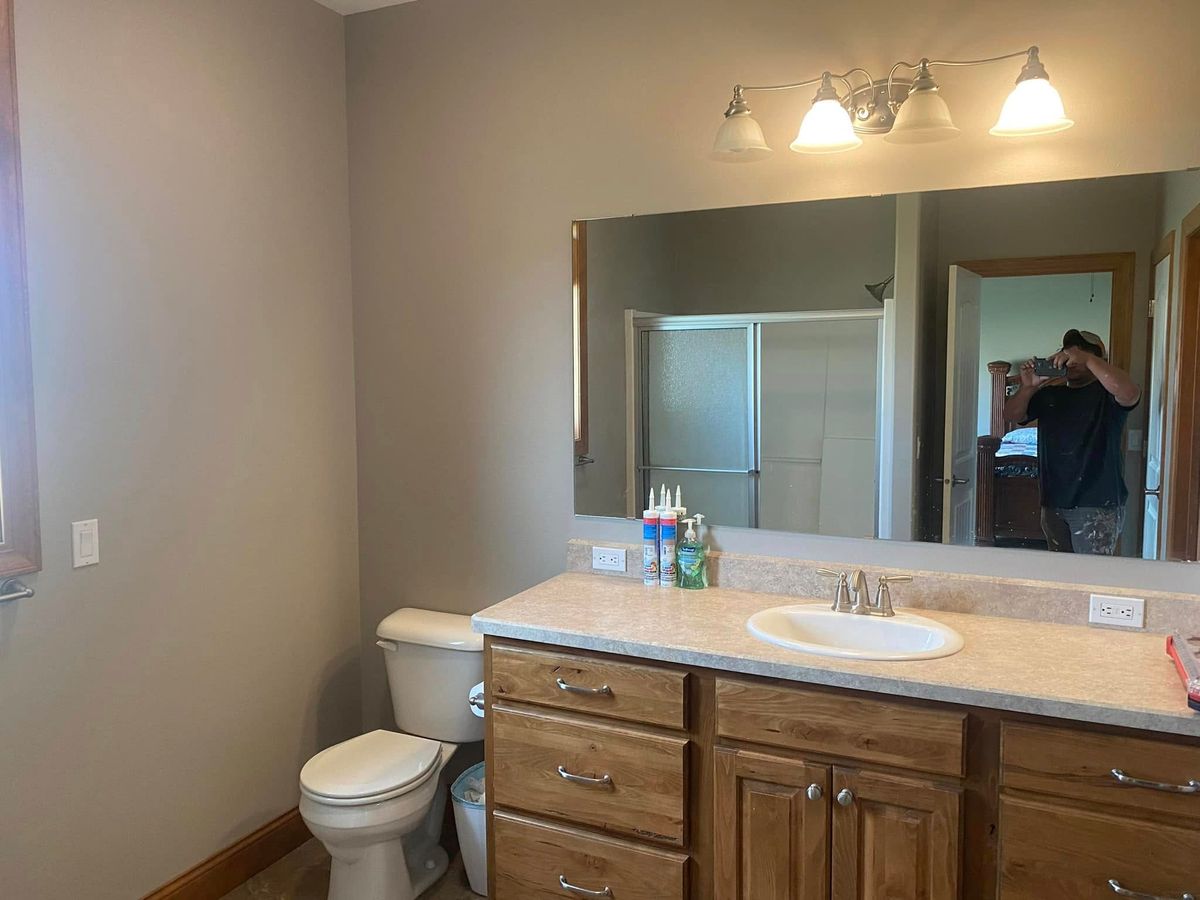 Kitchen and Cabinet Refinishing for Resurrection Painting in Hardin, MT