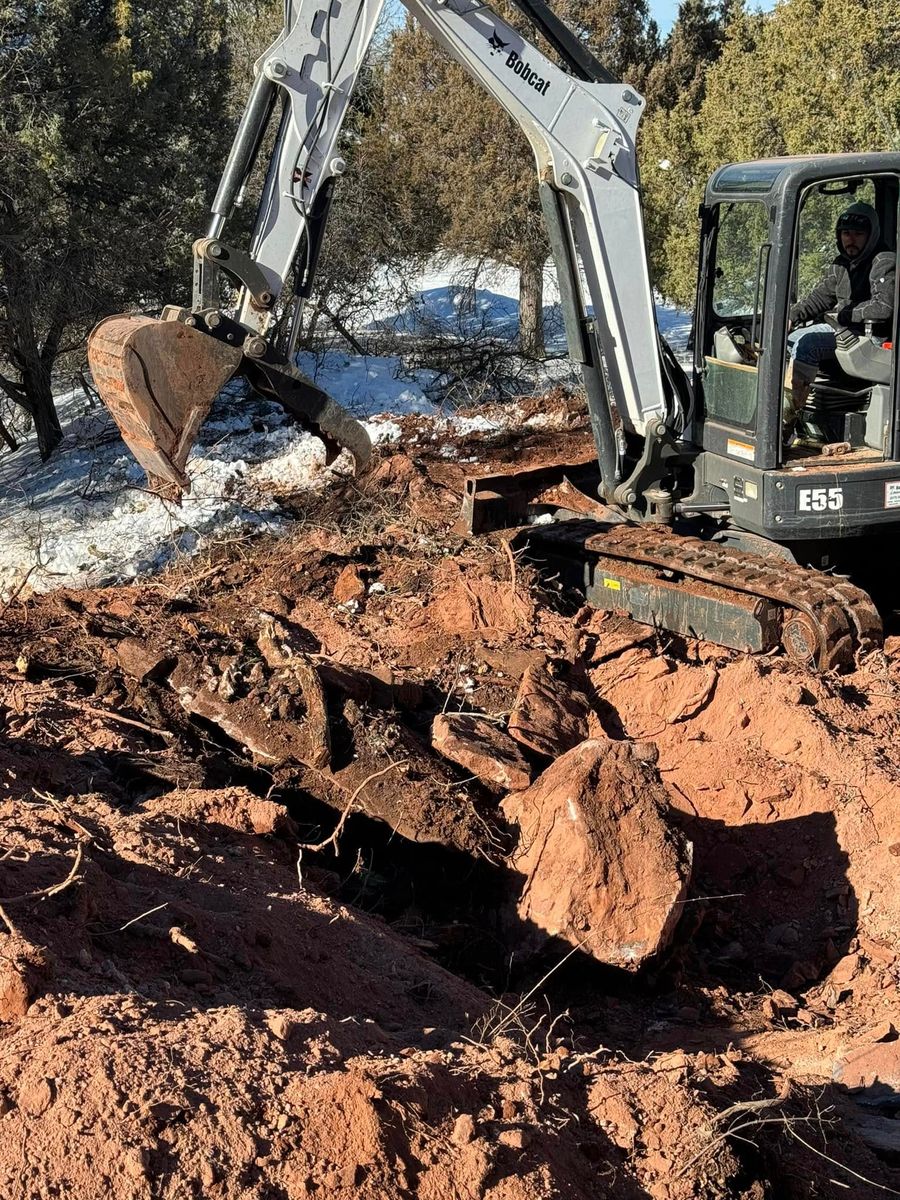 Land Clearing & Demolition for West Creek Excavation in Montrose, CO