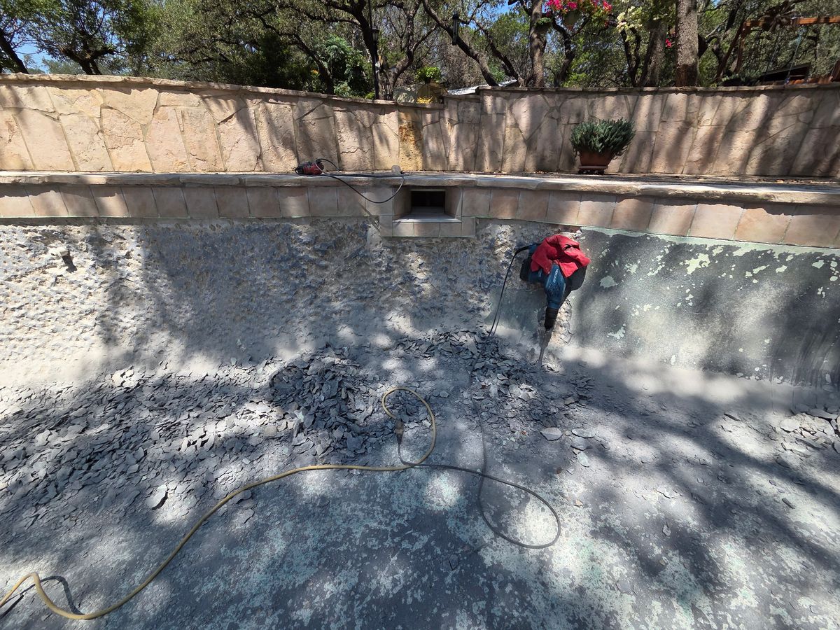 Pool Construction for J&A Pool and Spa Service LLC in Helotes, TX