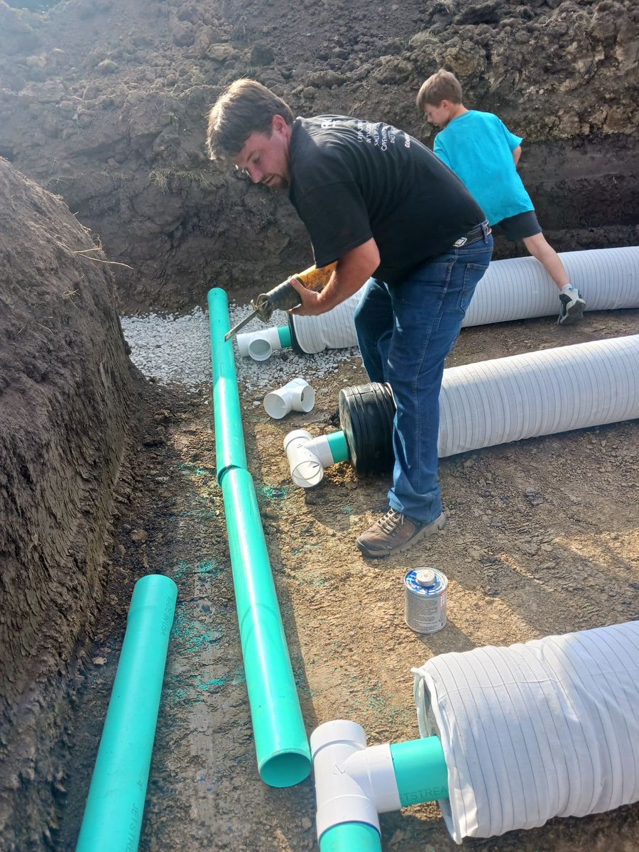 Septic Installation for GBA Earthmoving in Keota, IA