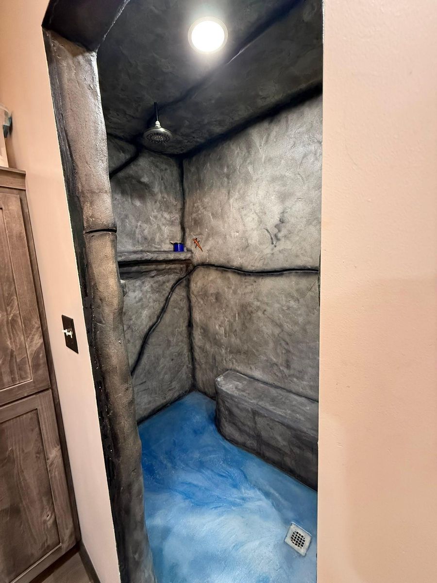 Full Depth Custom Carved Concrete for Whitfield Concrete Construction in Solsberry, IN