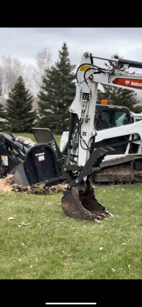 Land clearing for NXT LVL Excavating in New London, MN