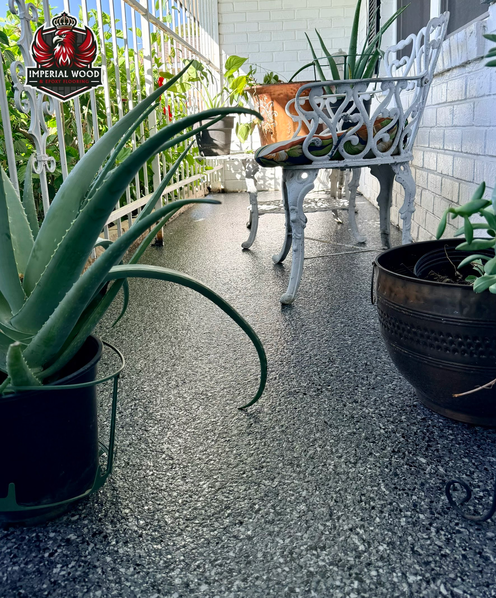Flake System Epoxy for Imperial Wood & Epoxy Flooring in Houston, TX