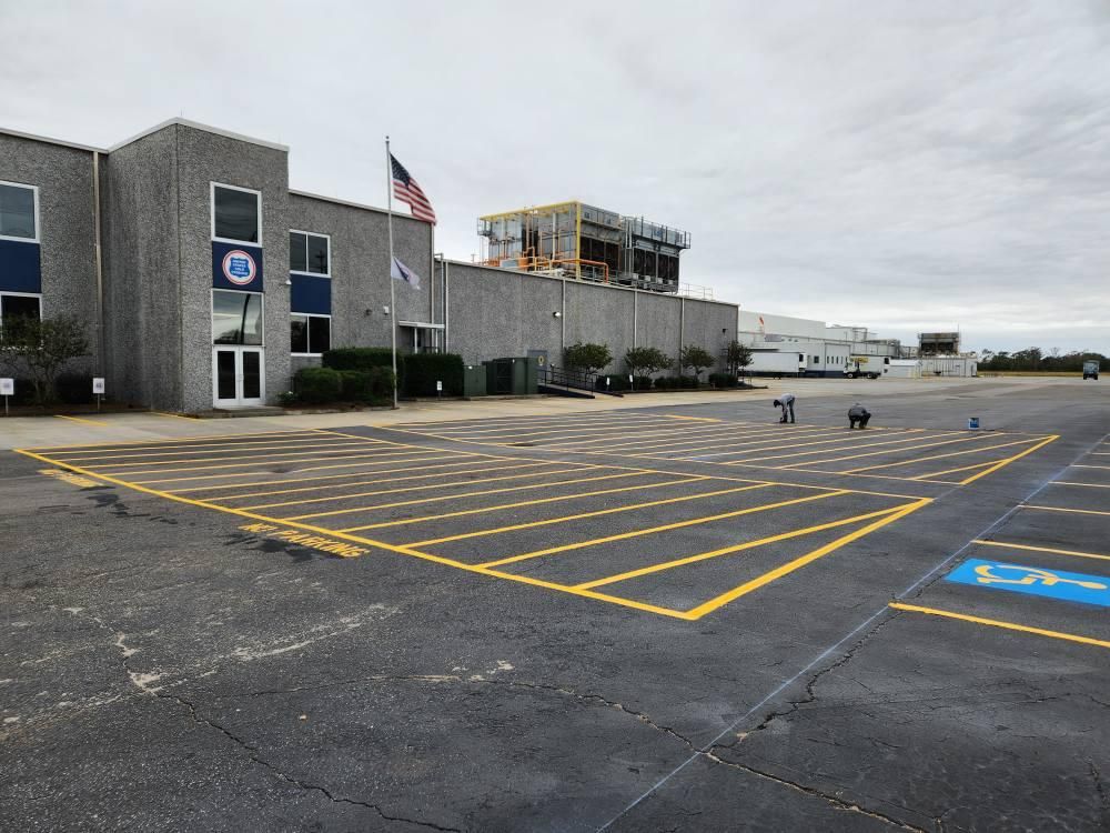 Parking Lot Stripping for Southeast Sealing & Striping in Bladenboro, NC