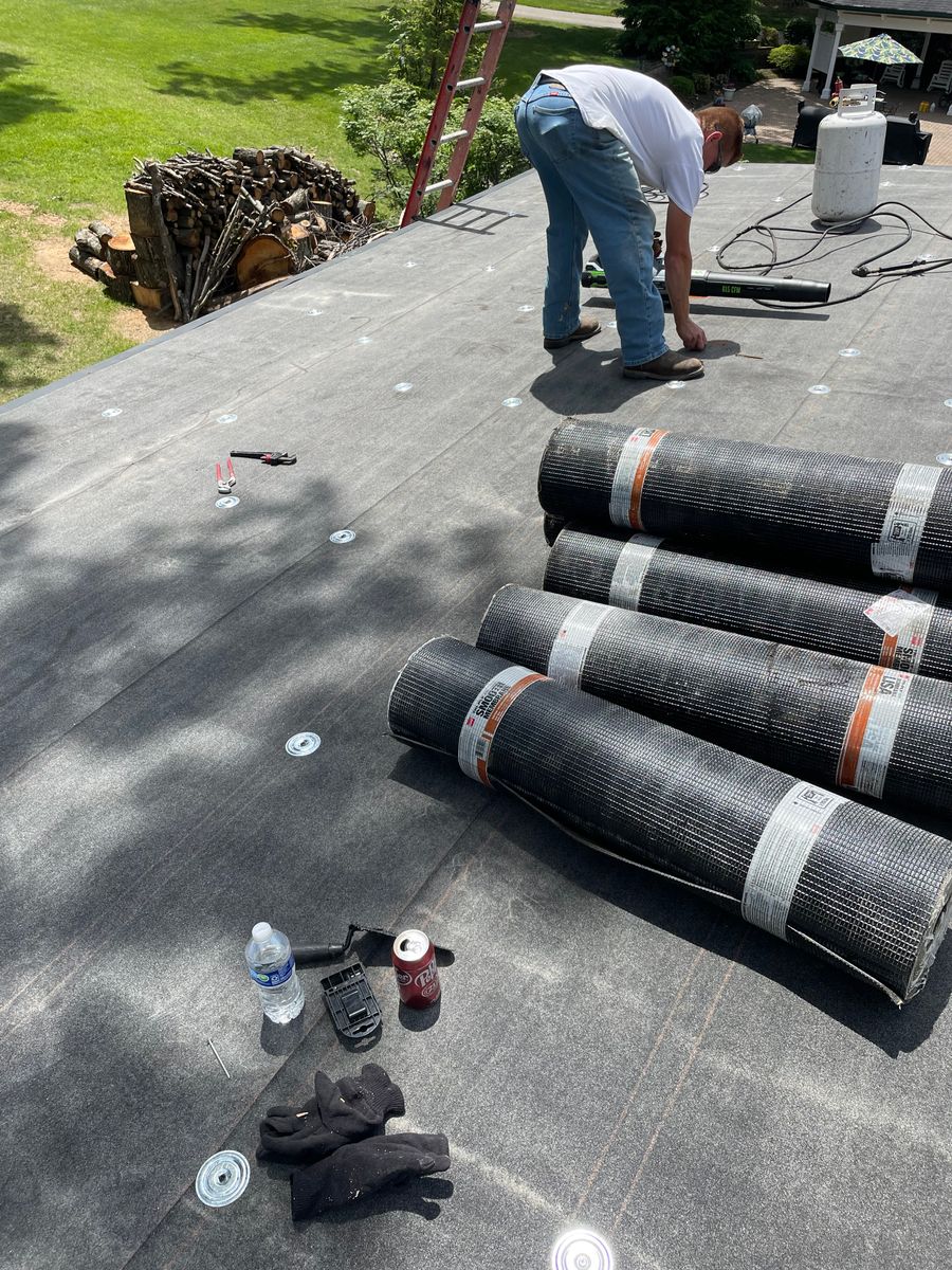 Modified bitumen flat roofing services for Precious Roofing in Madeira, OH