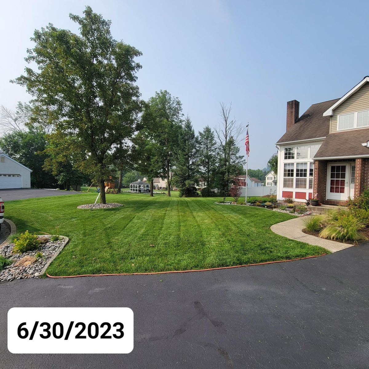 Lawn fertilization for Trippin A-Lawn in Bethlehem, PA