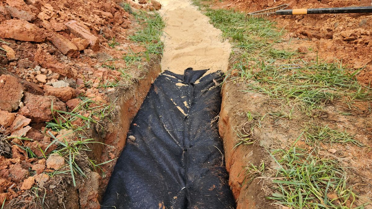 French Drains for Drain My lawn in Charlotte, NC