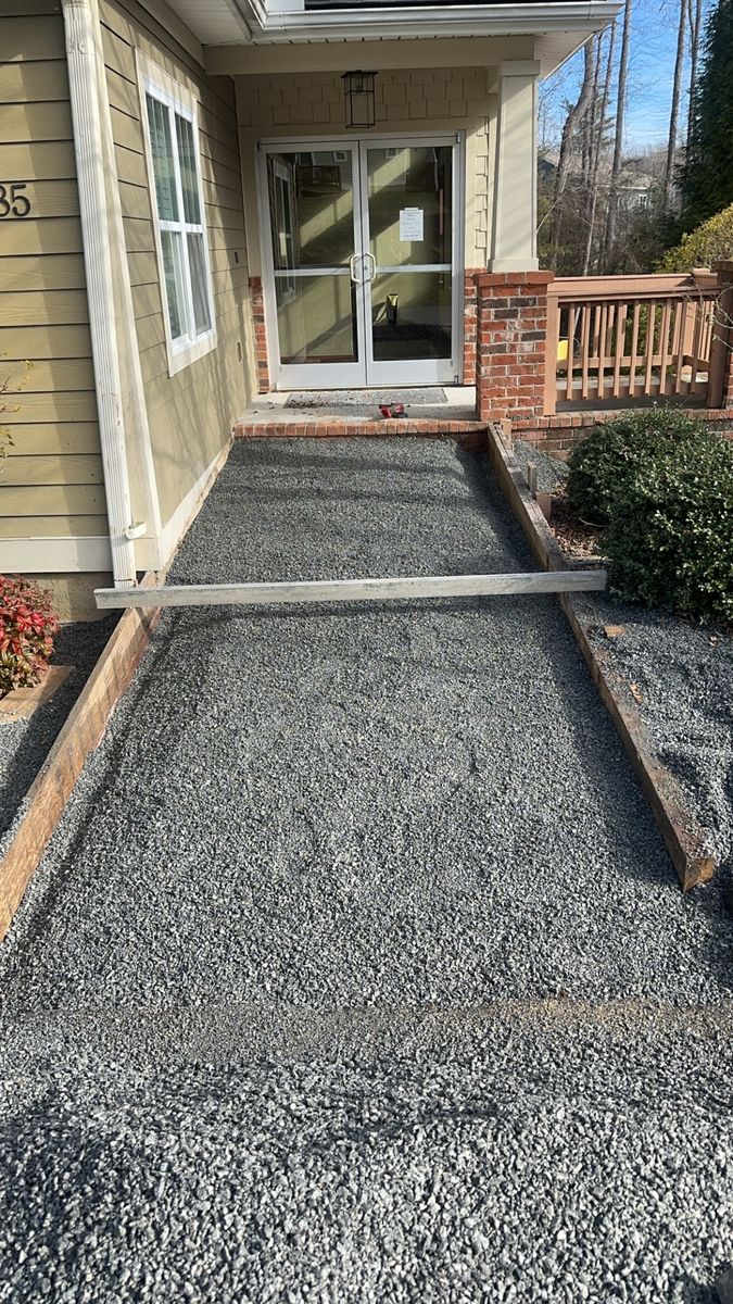Concrete Slab Construction for Stines and Company  in Rutherfordton, NC
