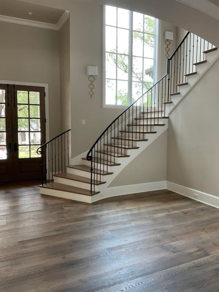 Wood Stairs for Cross Iron Stairs LLC in Little Elm, TX