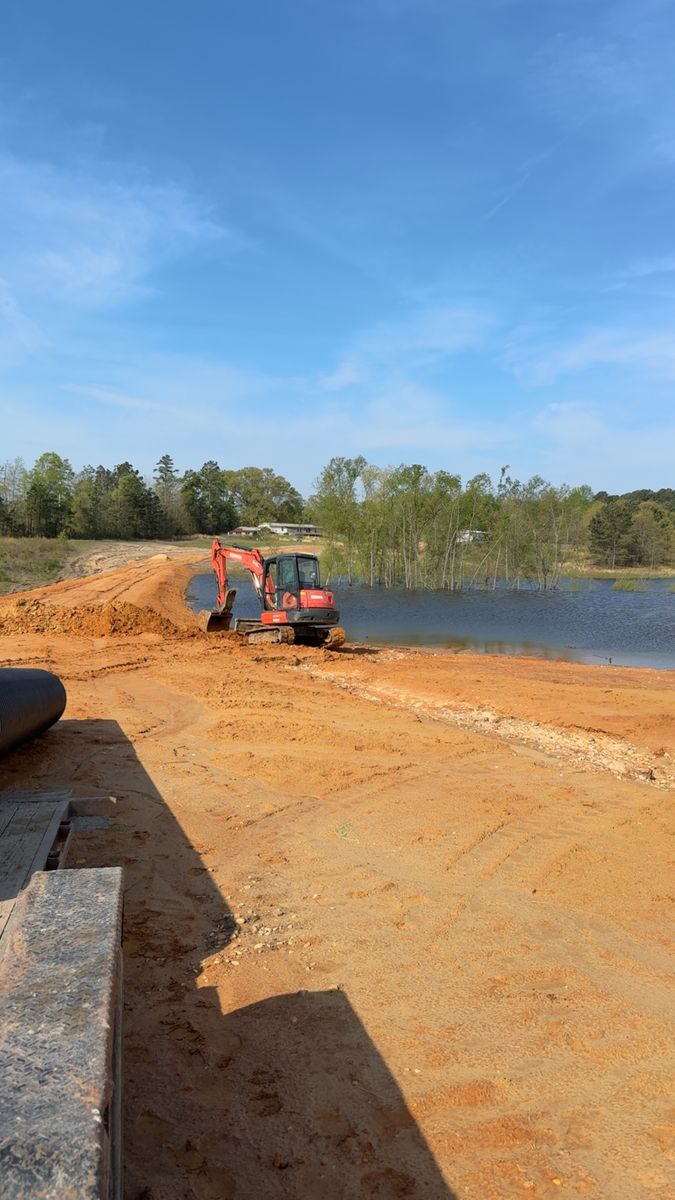 Site Preparation for Double J Excavation in Nashville, AR