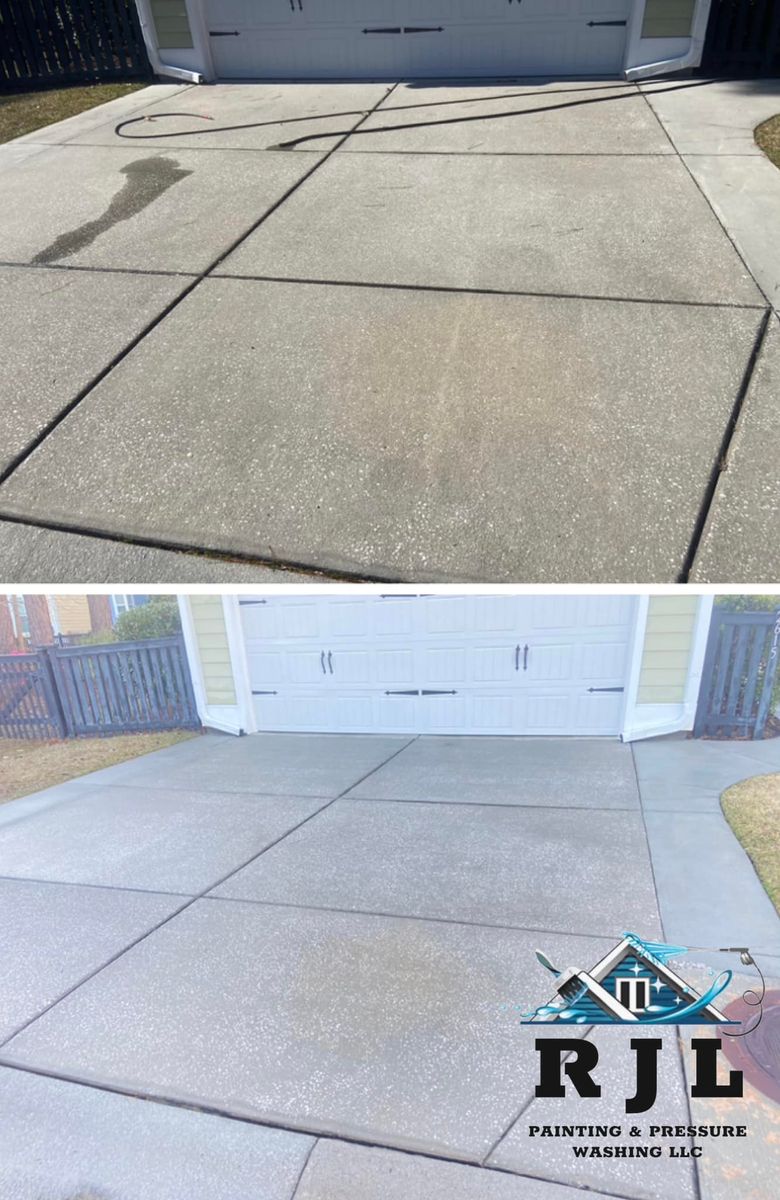 Concrete Cleaning for RJL Painting & Pressure Washing LLC in Charleston, SC