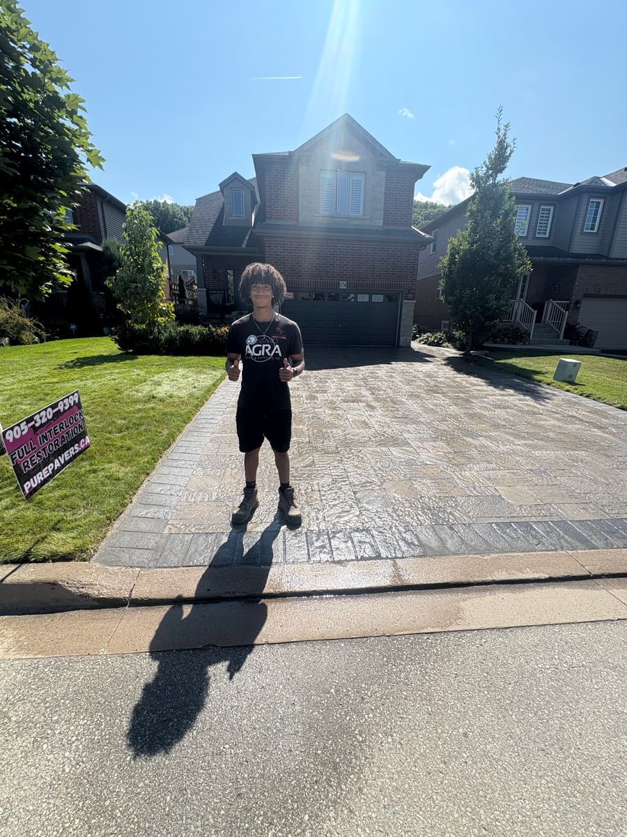 New Interlock Installs & Extensions for Pure Pavers Restoration in Burlington, ON