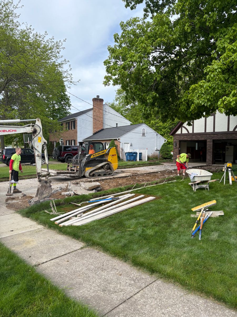 Driveway tear out and replacement for  in Lorain, OH